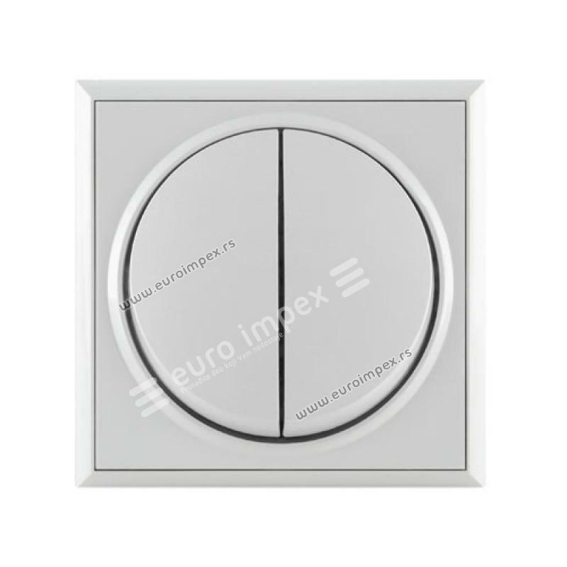 Serijska sklopka 10AX/250V, vijcana veza 11.01.024 PREMIJER PLUS METALKA