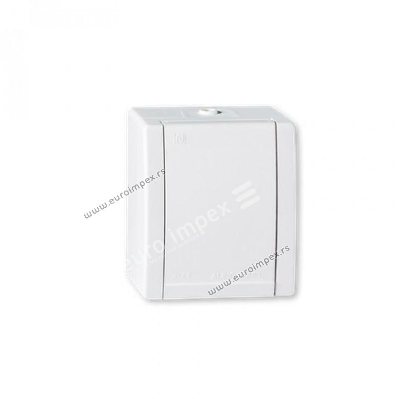 Prikljucnica dvopolna OG IP4 16A plast. POLIKARBONAT jezgro bela 2411.00 Aling Power Line