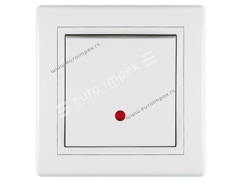 Taster za svetlo sa indikacijom 10A BELA 609I.000 Aling Prestige Line