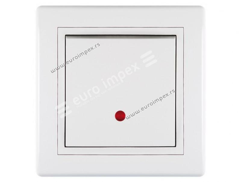 Sklopka jednopolna indikatorska 16A bela 6191.000 Aling Prestige Line