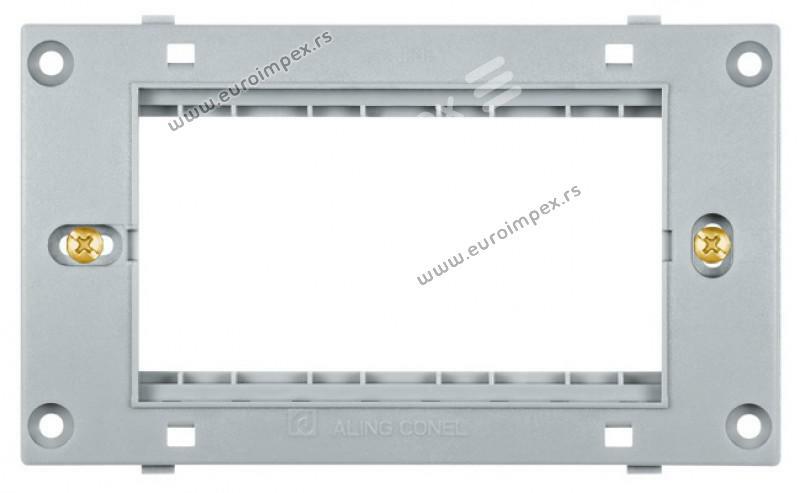 Prirubnica cetvorostruka sa stegacima za puni zid 6514 Aling Mode