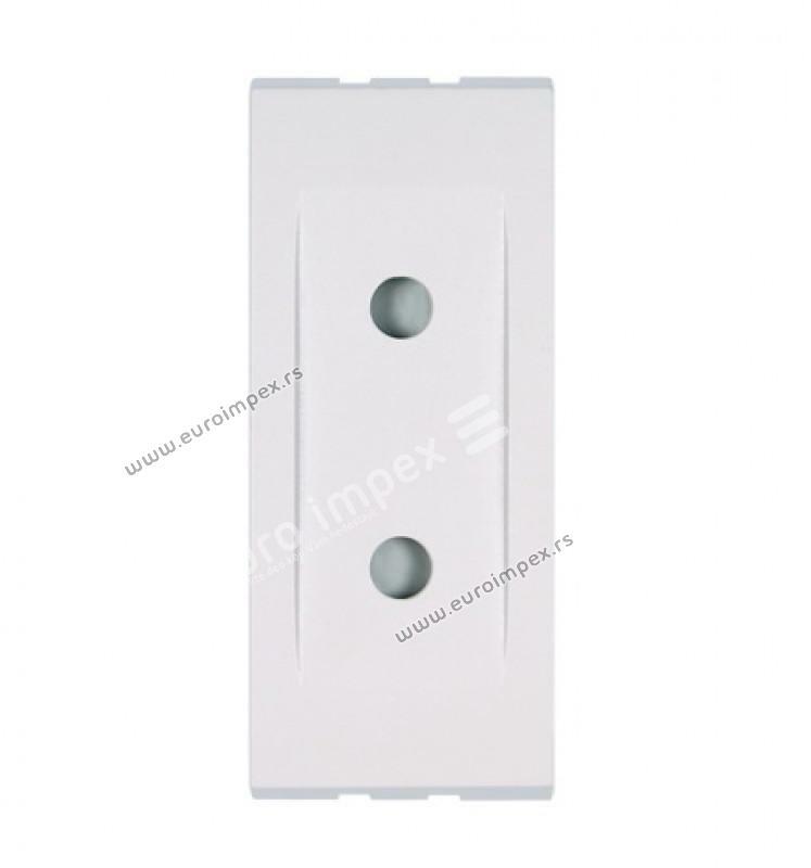 Prikljucnica dvopolna 10A plast. bela 652.0 Aling Mode