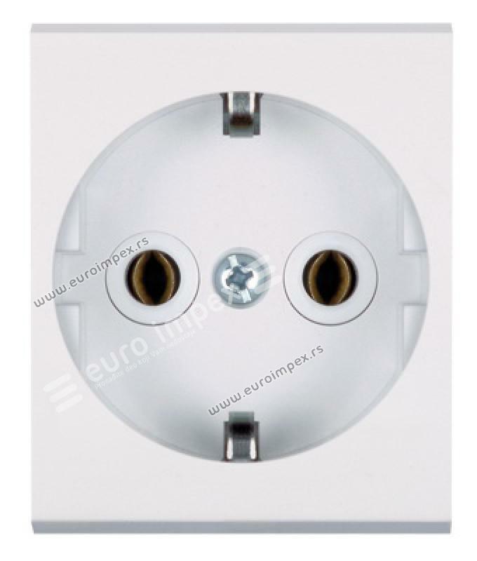 Prikljucnica dvopolna 16A plast. bela 651.0 Aling Mode