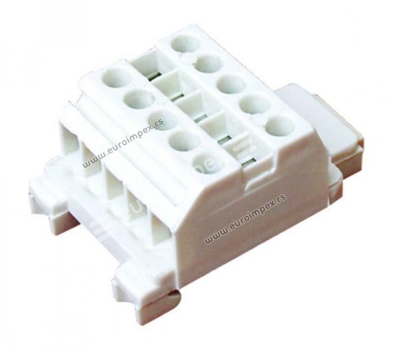 RSB-6/5 STRUJNA ŠKARO KLEMA PETOPOLNA 1,5-6mm2 TE 0020