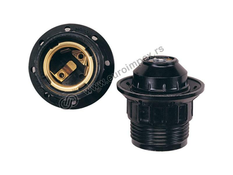 GRLO E27 BAKELITNO LUSTER 4A/250V SA PRSTENOM 106LK NOPAL
