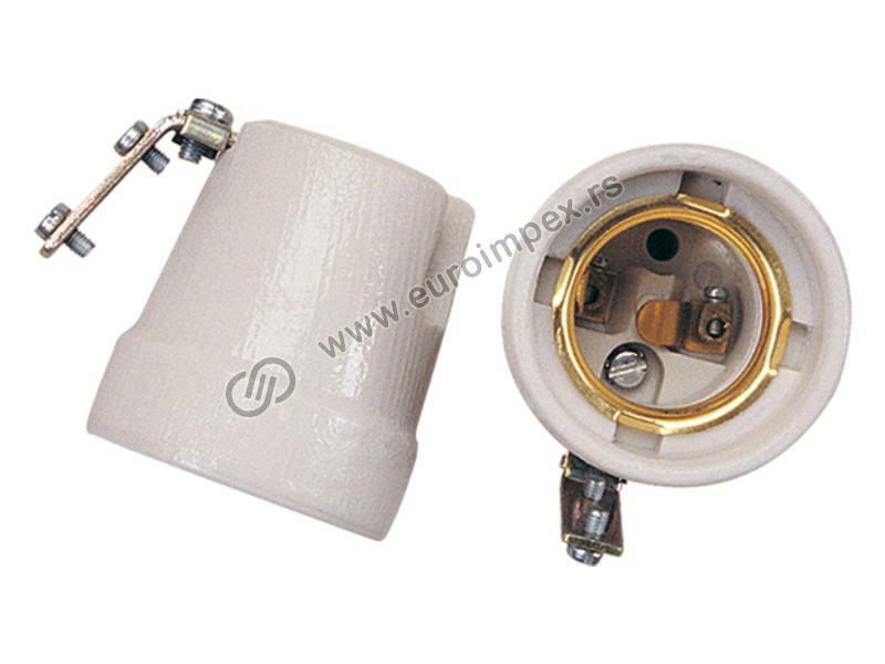 GRLO PORCELANSKO E27 SA METALNIM DRZACEM 130 NOPAL 