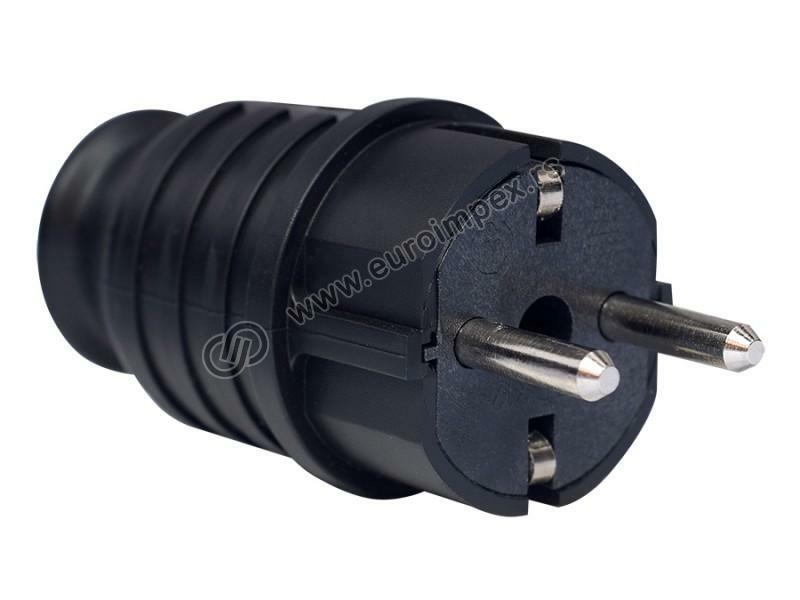 DVOPOLNI UTIKAC SA PVC PLAŠTOM CRNI 214 NOPAL