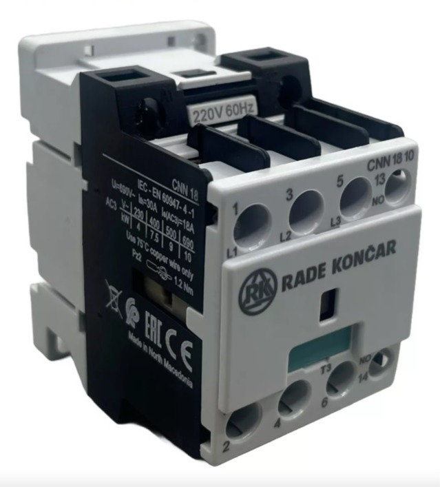 KONTAKTOR CNN-18 10 220V/50Hz  Rade Končar 