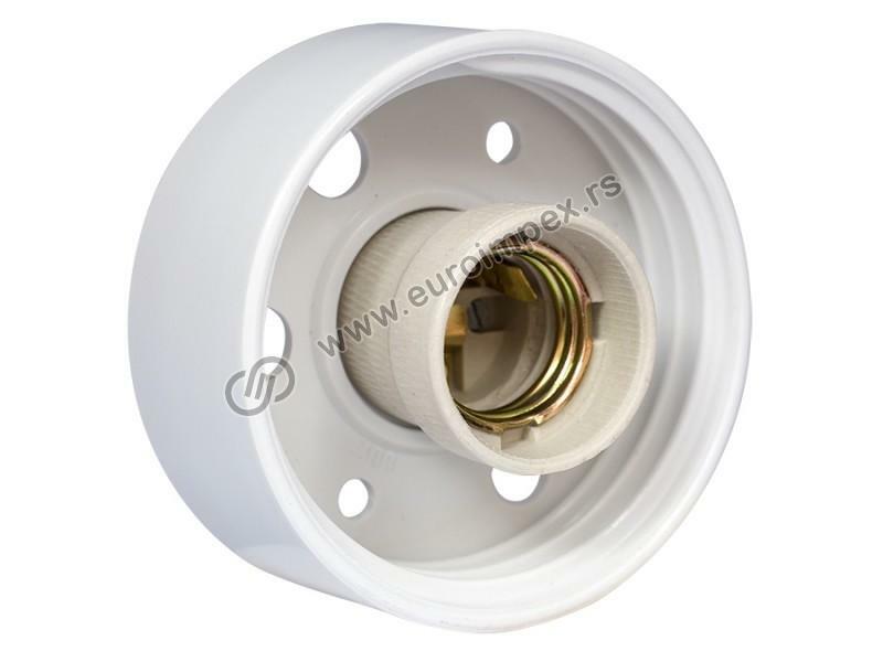 POSTOLJE SVETILJKE SA PORCELANSKIM GRLOM E27 - RAVNA 126K NOPAL