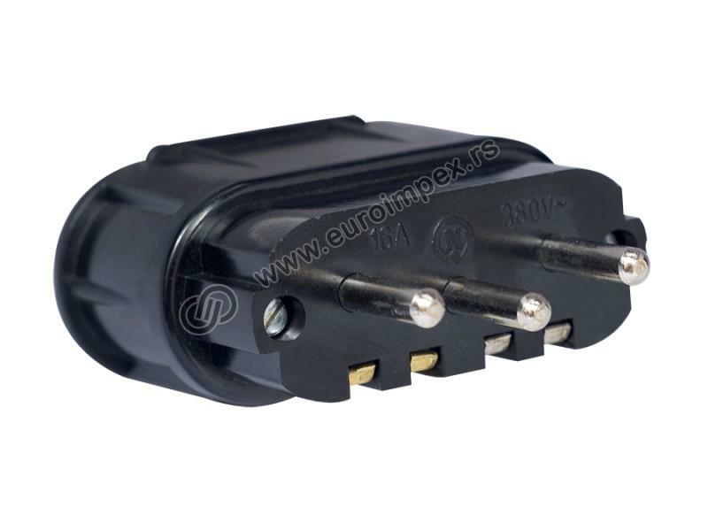 UTIKAC TROPOLNI BAKELITNI CRNI RAVNI 215NL NOPAL