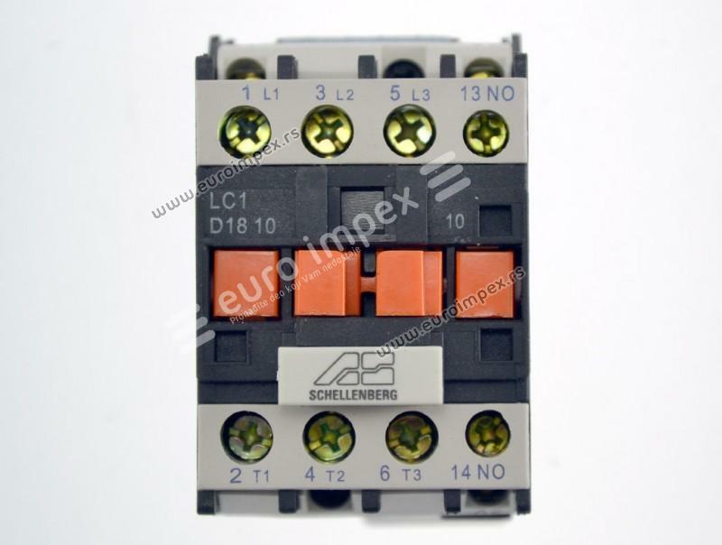 KONTAKTOR LC1-D18 18A 220V/50Hz 450263 Biton