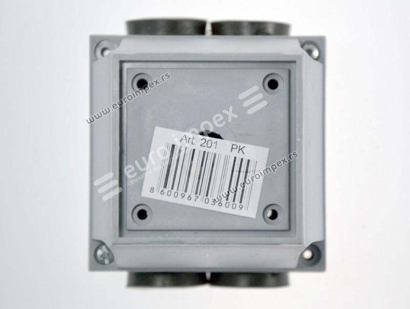 KUTIJA ZA GREBENASTI PREKIDAC MANJA 201 ELID 70x70x80mm