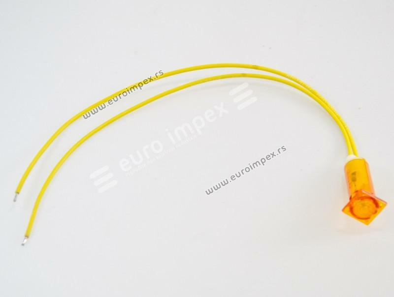 SIGNALNA SIJALICA FI12 SA KABLOM P/F NARANDŽASTA