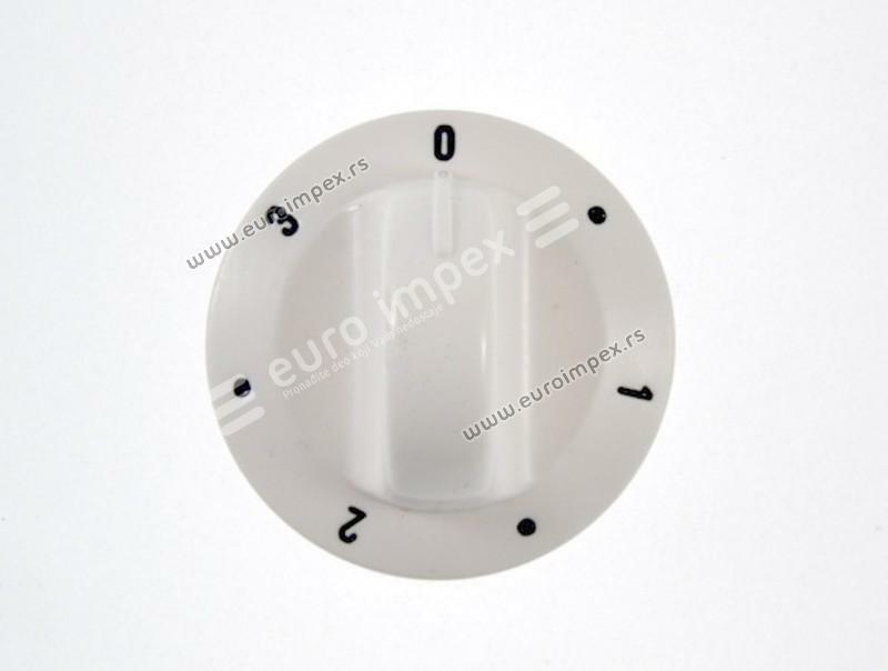 DUGME ŠTEDNJAKA BAKELITNO ZA PREKIDAČ 6+0 BELO DP009