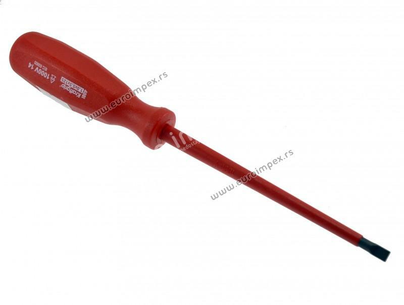 ODVIJAC 400I CRVENI 1000V RAVAN 1,0X5,5x125mm KRAFTGRIP