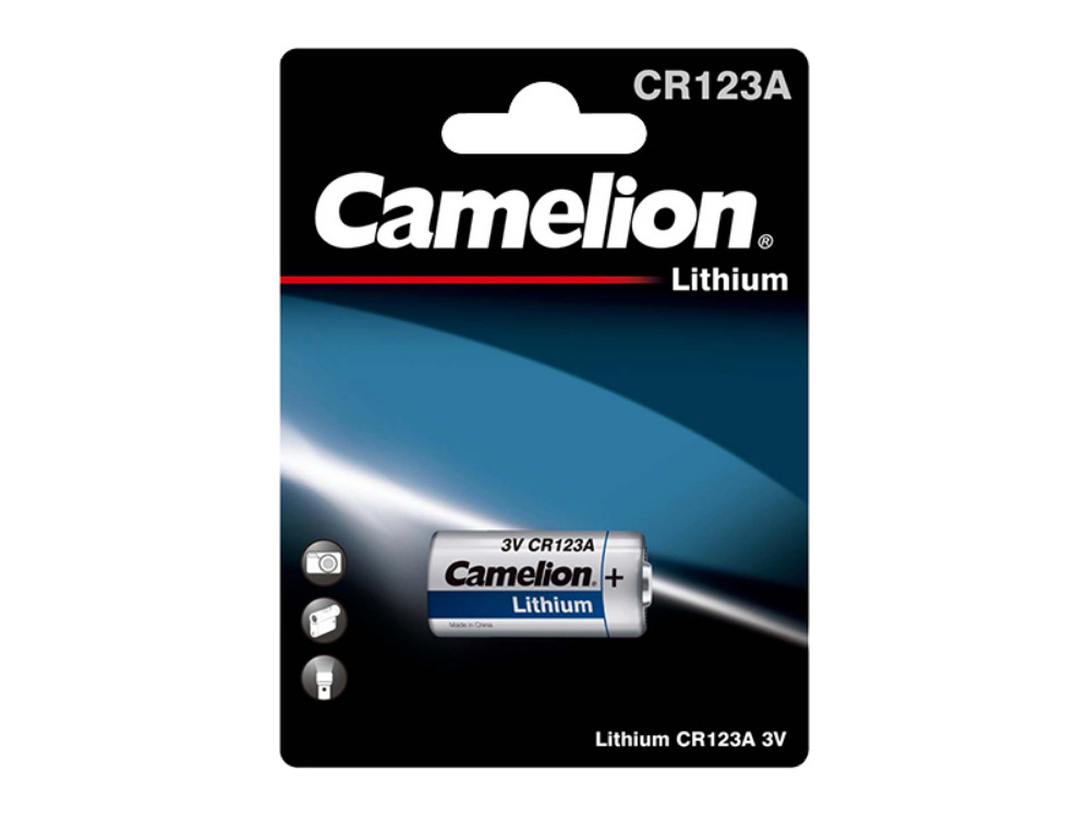PHOTO LITHIUM BATERIJA CR123A 3V Camelion