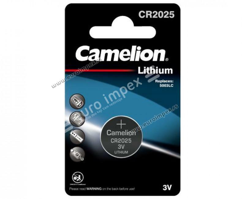CR2025 LITIJUMSKA BATERIJA 2025 dugmasta 3V 150mAh CA13001025 Camelion