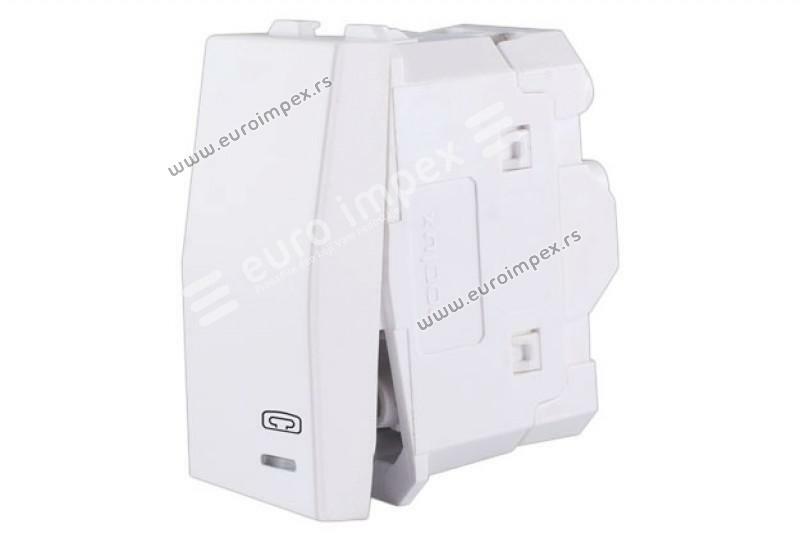 730701.2 Sklopka jednopolna 16AX 250V ˜1M oznaka GREJALICA Signal BELA Nopal Lux Interio