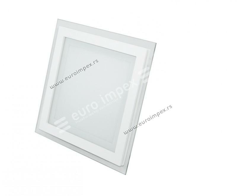 LED panel 18W UGRADNI KVADRATNI 6500K SA STAKLOM KN-S2-16 33.6694 MPC18