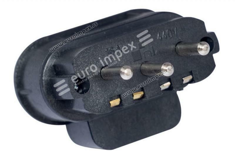 UTIKAC TROPOLNI POLIKARBONAT CRNI L IZVEDBA 218C NOPAL