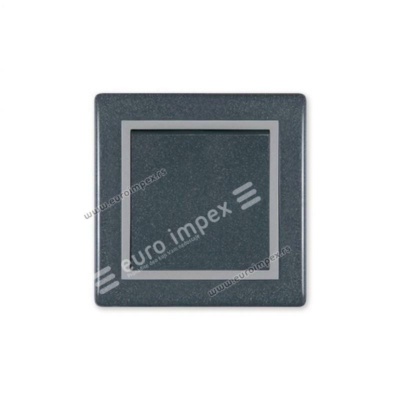 Sklopka jednopolna 10A 250V SIVA-GRAFIT 605.212 Aling Prestige Line