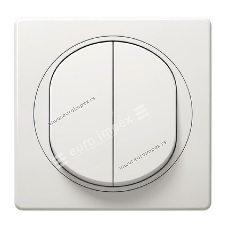 Sklopka serijska EON 10AX 250V~, bela E606.00 ALING EON