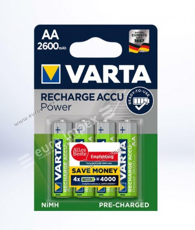 POWER PLAY HR6 2600mAh PUNJIVA BATERIJA V42g VARTA