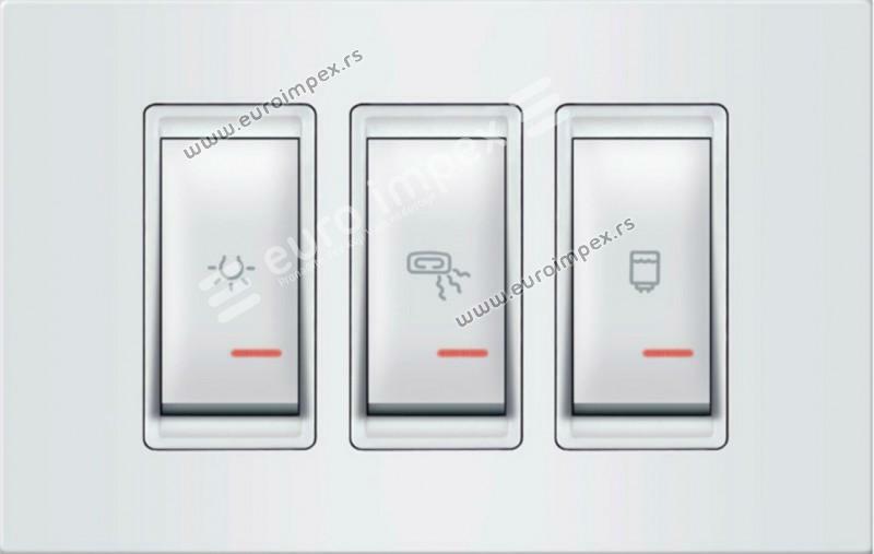 72310.00 UNIVERZALNI HORIZONTALNI INDIKATOR ZA KUPATILO, 3X16A SA INDIKACIJOM, 3M Aling Experience