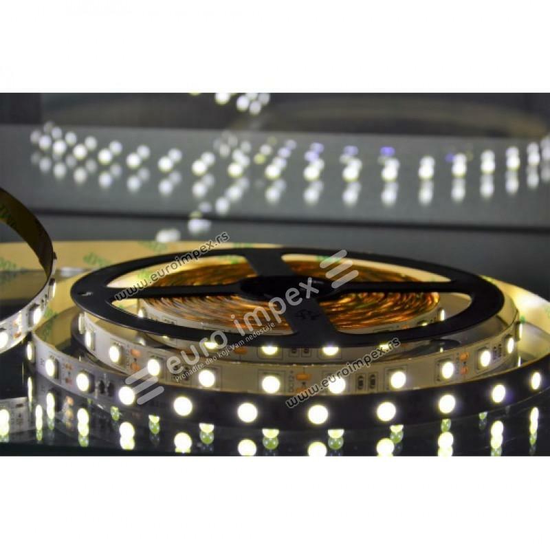 LED TRAKA 4000K 12W 12V 120 led dioda 2835 IP20 10m BS01-00801