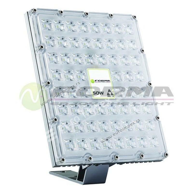 LED REFLEKTOR 50W SLIM 6500K CRNI BT66-05031 Braytron
