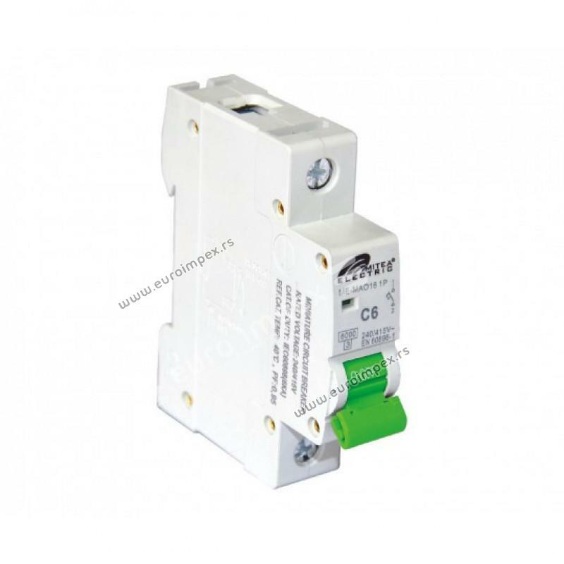 ME-MAO6 Automatski osigurač C6A 6Ka 240/415V tipC Mitea 