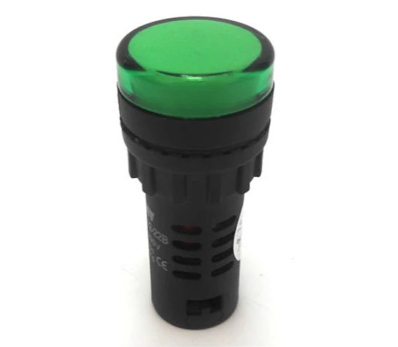 LED INDIKACIONA LAMPICA FI22 LED DIODA AD56-22-R-230 230V ZEČENA 401323 Elmark