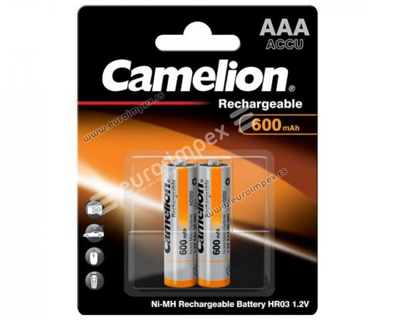 PUNJIVA BATERIJA 600mAh HR03 AAA NiMHCA8014 Camelion
