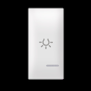 73202.0 Taster EXP 1M sa oznakom SVETLA i indikacijom, beli Aling Experience