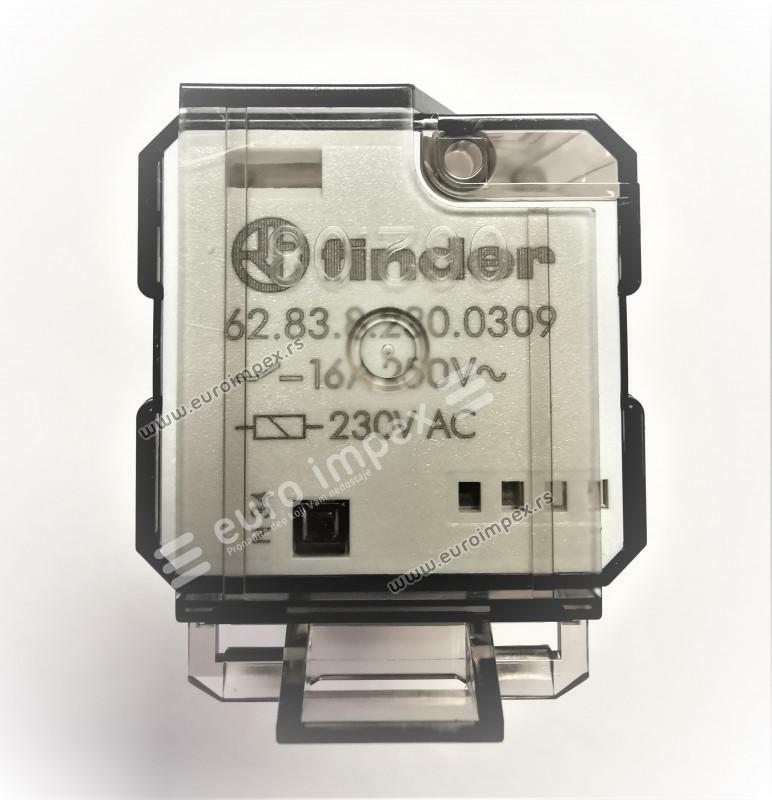 RELEJ 16A TROPOLNI BESUMNI SA ADAPTEROM FINDER