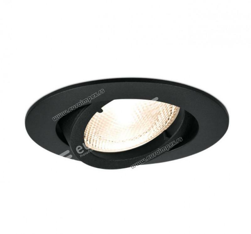 BH03-02011 ROZETNA OKRUGLA CRNA aluminijum MITTO Braytron