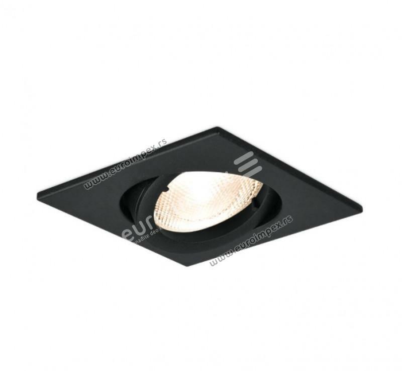 BH03-02021 ROZETNA KVARDATNA CRNA aluminijum MITTO Braytron