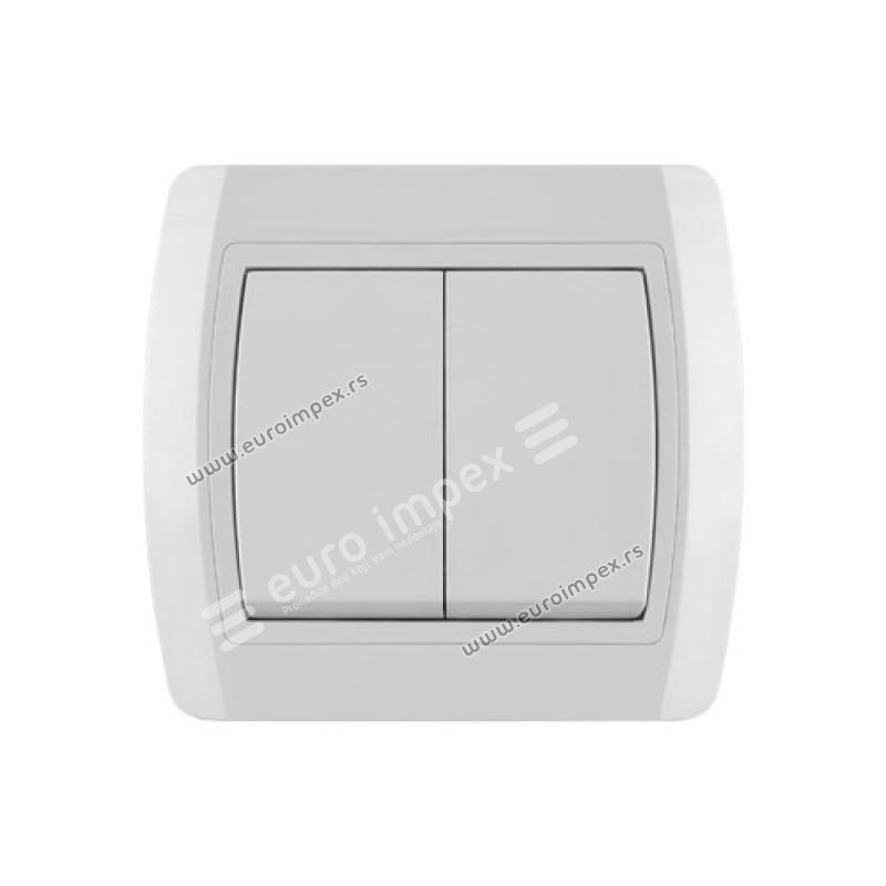 Serijska sklopka 10AX/250V, vijčana veza 14.01.024 STATUS METALKA