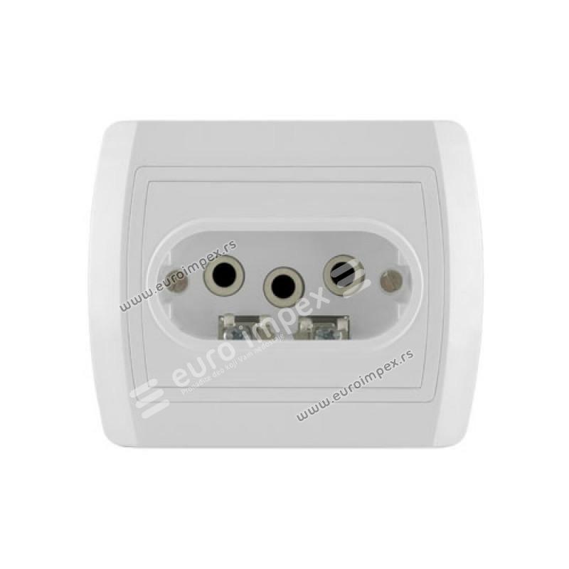Trofazna priključnica 16A/440V, 3P+N+E, keramika 16k 14.01.059 STATUS METALKA