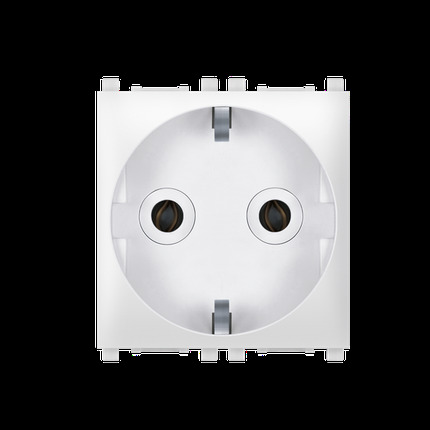 74151.0 Prikljucnica dvopolna nerastavna 16A 250V  EXP 2M  bela Aling Experience 