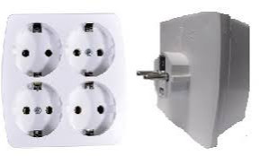 RAZVODNIK CETVOROSTRUKI - ZIDNI RAZDELNIK NA 4 PRIKLJUCNICE 422 ELID