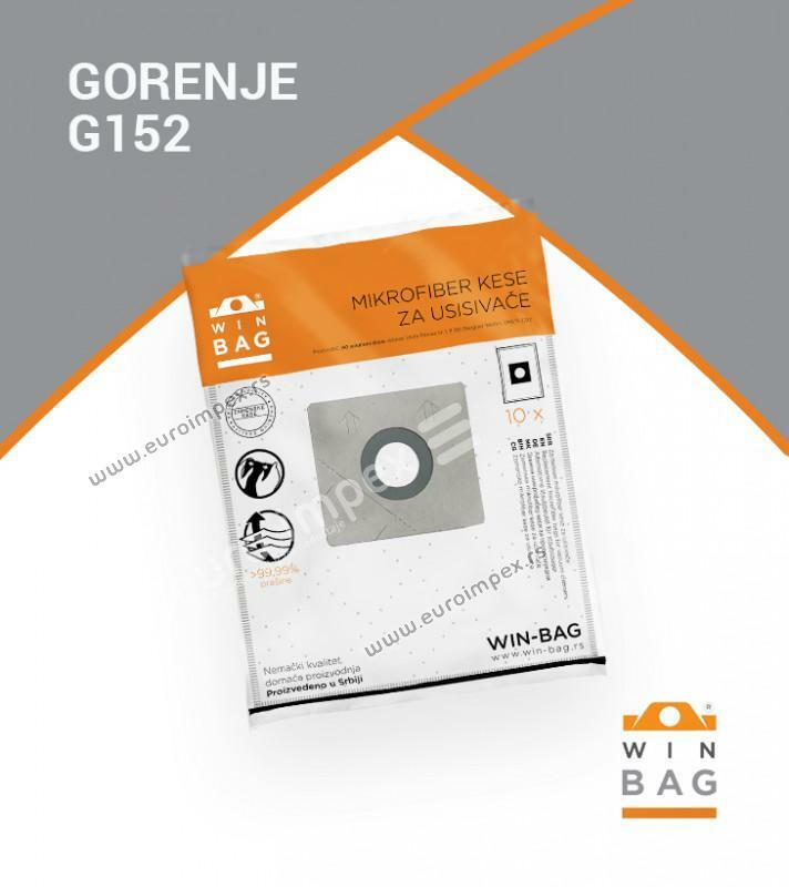 KESA ZA USISIVAC OD MIKROFIBERA GORENJE GB2/DeltaPower/OmegaPower/Apolon model G152 8606109072355