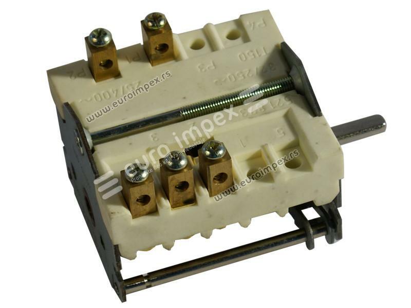 PREKIDAC 32A 3+0 za ind. stednjak 43.24232.000 DUZI 60x64mm