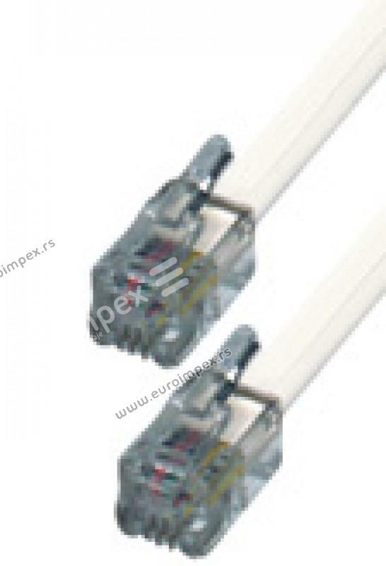 T5-5/WH TELEFONSKI PRODUŽNI KABL SA MIKROUTIKACIMA 5m EL9041