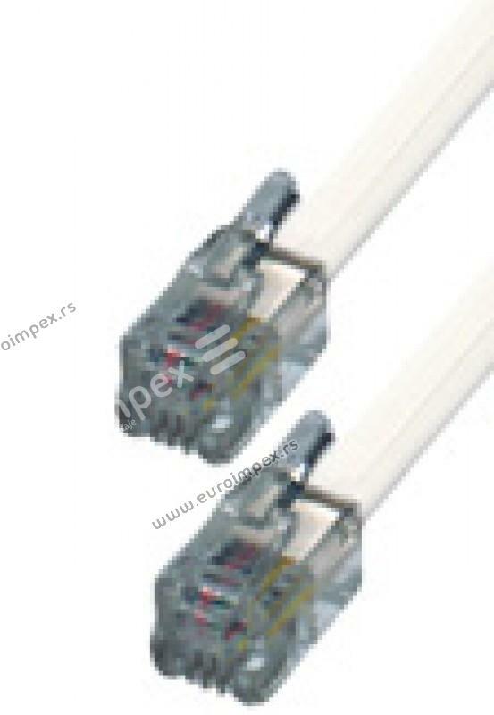 T5-15/WH TELEFONSKI PRODUŽNI KABL SA MIKROUTIKACIMA 15m EL90422