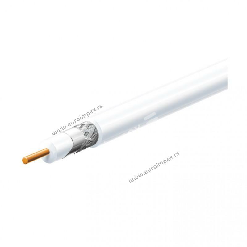 RG6U/WH KOAKSIJALNI KABL 75R CCS 1,1mm KT-RG6 EL001