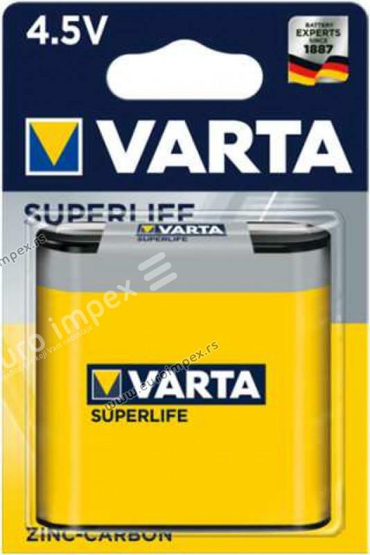 SUPER HEAVY DUTY 3R12 4,5V Cink karbon V24 SL VARTA