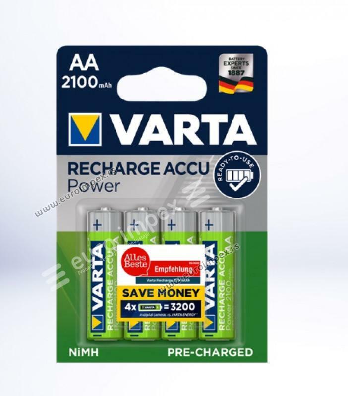 POWER PLAY HR6 2100mAh PUNJIVA BATERIJA V42b VARTA