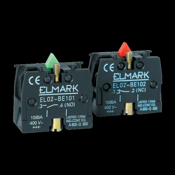 POMOCNI KONTAKTNI BLOK ZB2-BE101 NO OTVORENI GREEN (ZELENI) EL401001